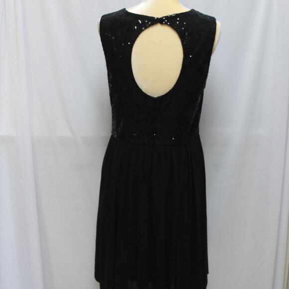 MAX & CLEO Black Sequin Lucy Dress - Picture 4 of 8